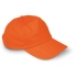 Čepice s kšiltem - oranžová